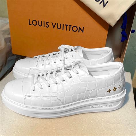 louis vuitton white sneakers rainbow|authentic louis vuitton sneakers.